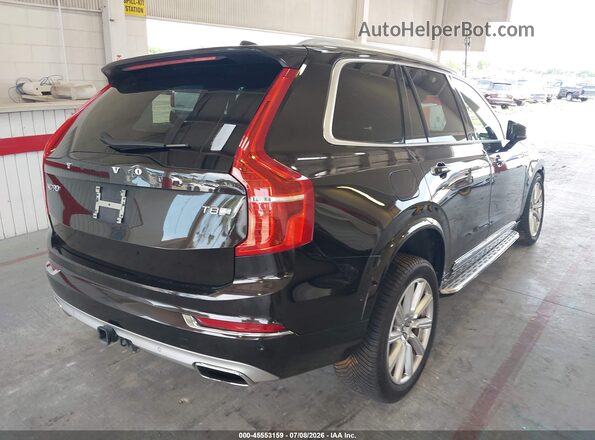 YV4BC0PL9G1065995 2016 VOLVO XC90 HYBRID Black უკანა მარჯვენა