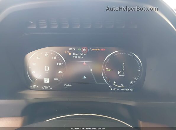 YV4BC0PL9G1065995 2016 VOLVO XC90 HYBRID Black უკანა სავარძლების ხედი