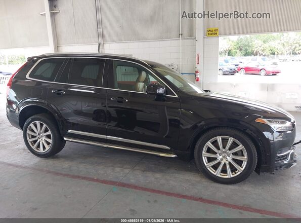 YV4BC0PL9G1065995 2016 VOLVO XC90 HYBRID Black უკანა სალონის ხედი