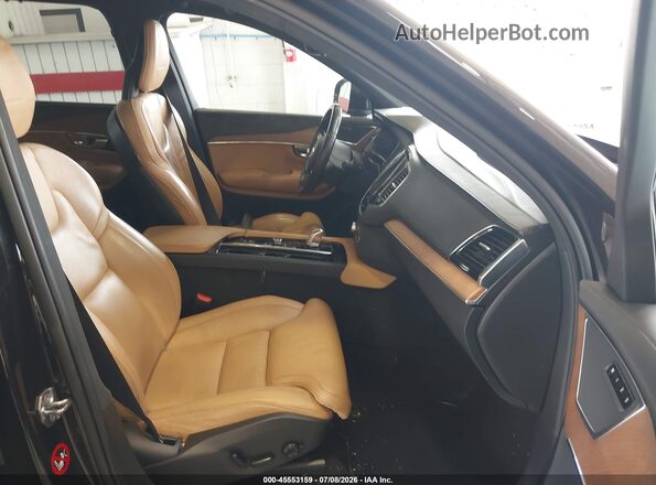 YV4BC0PL9G1065995 2016 VOLVO XC90 HYBRID Black წინა სალონის ხედი