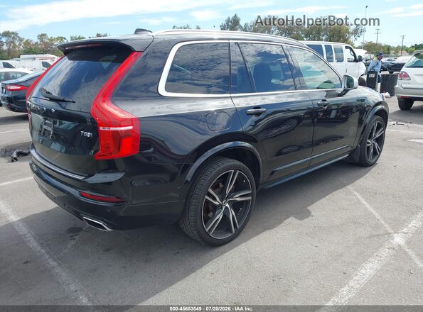 YV4BC0PM0H1171259 2017 VOLVO XC90 HYBRID Black Задня права чверть