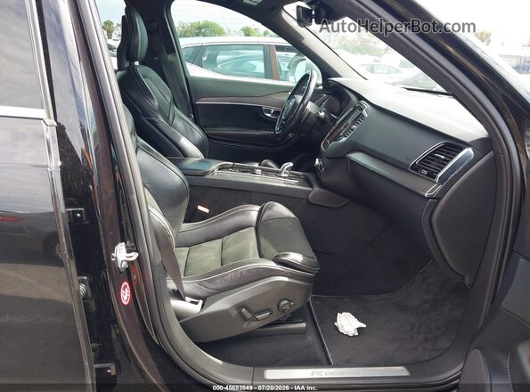 YV4BC0PM0H1171259 2017 VOLVO XC90 HYBRID Black Вид салону спереду