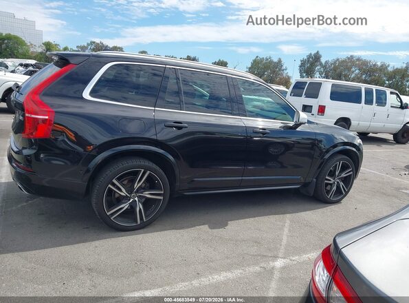 YV4BC0PM0H1171259 2017 VOLVO XC90 HYBRID Black Вид задньої частини салону