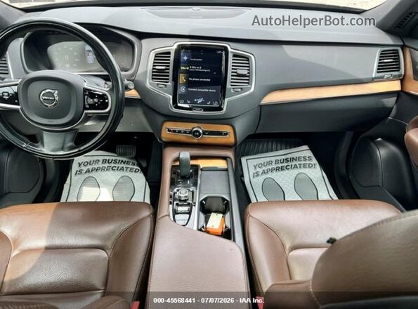 YV4BR0CK0M1756470 2021 VOLVO XC90 RECHARGE PLUG-IN HYBRID Black წინა პანელის ხედი