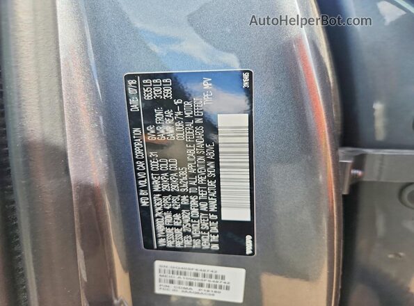 YV4BR0CL7K1436374 2019 VOLVO XC90 Gray ძრავის განყოფილების ხედი