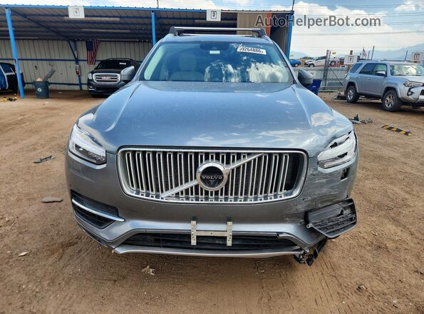 YV4BR0CL7K1436374 2019 VOLVO XC90 Gray წინა ხედი