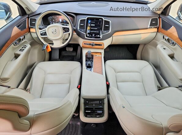 YV4BR0CZ2N1819776 2022 VOLVO XC90 Blue Вид панелі приладів