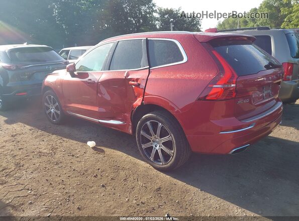 YV4BR0DL5M1864879 2021 VOLVO XC60 RECHARGE PLUG-IN HYBRID Red უკანა მარცხენა