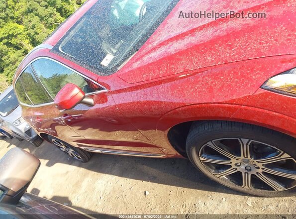 YV4BR0DL5M1864879 2021 VOLVO XC60 RECHARGE PLUG-IN HYBRID Red უკანა სალონის ხედი