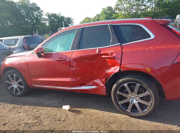 YV4BR0DL5M1864879 2021 VOLVO XC60 RECHARGE PLUG-IN HYBRID Red სალონის 360-გრადუსიანი ხედი