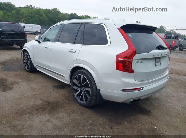YV4BR0PL2J1376853 2018 VOLVO XC90 HYBRID White უკანა მარცხენა