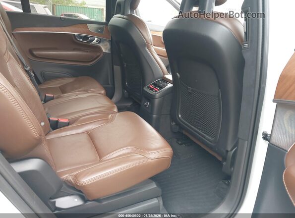 YV4BR0PL2J1376853 2018 VOLVO XC90 HYBRID White VIN კოდის სტიკერის ხედი