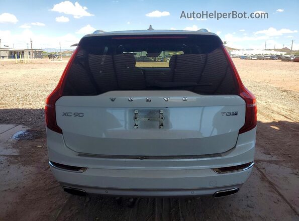YV4BR0PL3J1217162 2018 VOLVO XC90 White Հետևի տեսք