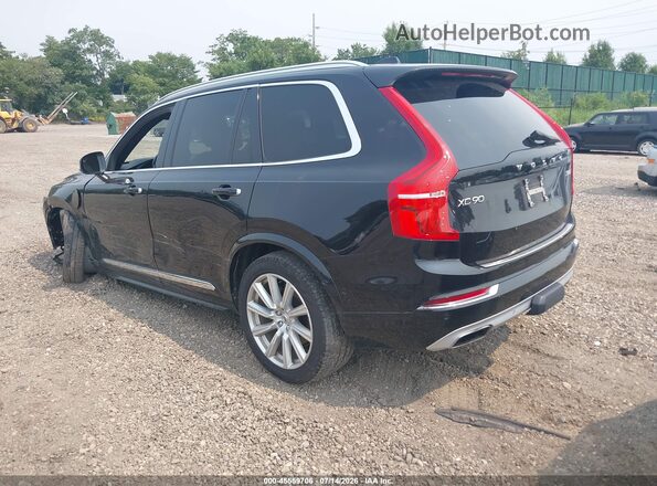 YV4BR0PL8J1349382 2018 VOLVO XC90 HYBRID Black Rear left