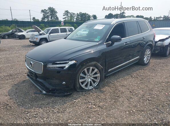 YV4BR0PL8J1349382 2018 VOLVO XC90 HYBRID Black Front left