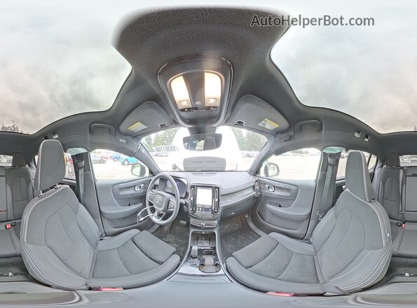 YV4ED3GM7P2058526 2023 VOLVO C40 White Vista interior de 360 grados