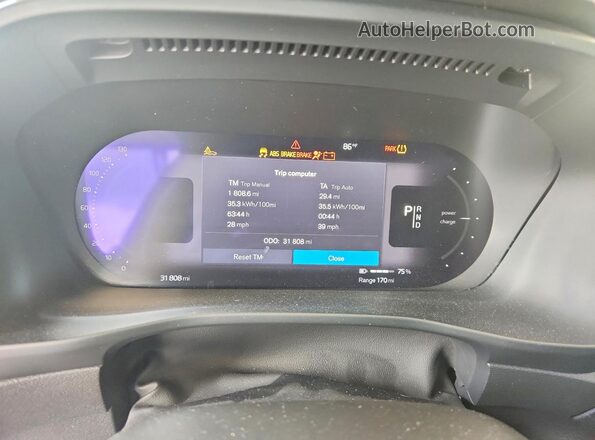 YV4ED3GM8P2033263 2023 VOLVO C40 Black Սարքավորումների վահանակի տեսք