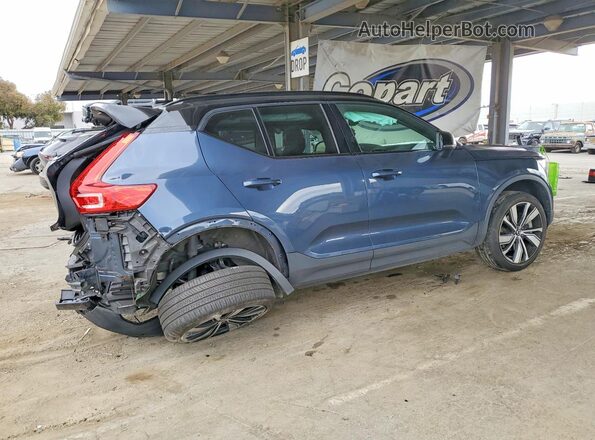 YV4ED3UB3N2692528 2022 VOLVO XC40 Blue Հետևի աջ