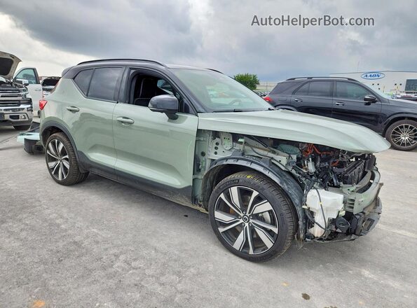 YV4ED3UB3N2769334 2022 VOLVO XC40 Green Przód prawy