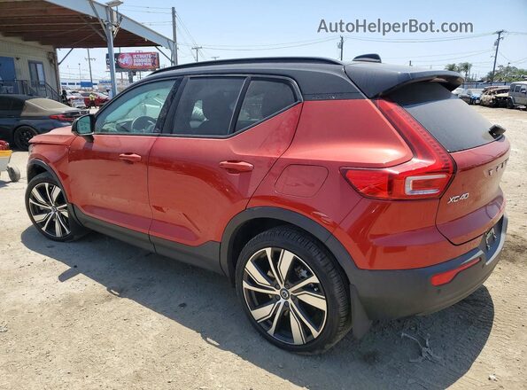 YV4ED3UR3M2568156 2021 VOLVO XC40 Red Tył lewy