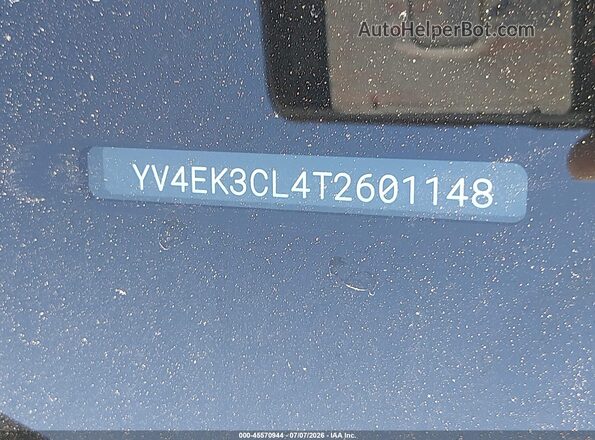 YV4EK3CL4T2601148 2026 VOLVO EX30 White Вид підкапотного простору