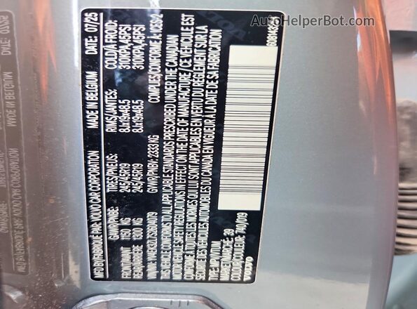 YV4EK3ZL7S2604079 2025 VOLVO EX30 Gray Շարժիչի բաժամունքի տեսք