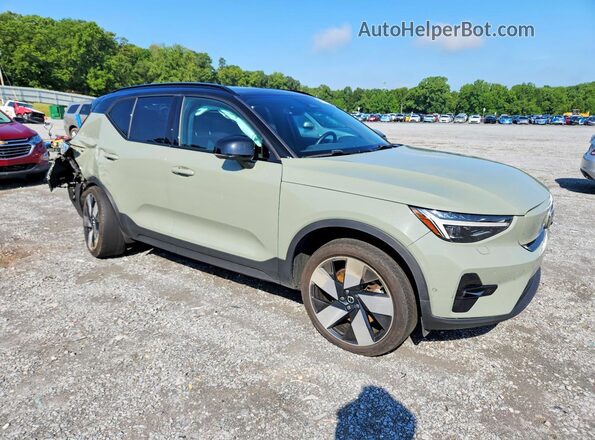YV4ER3XM1R2292939 2024 VOLVO XC40 Green წინა მარჯვენა