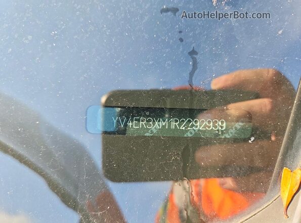 YV4ER3XM1R2292939 2024 VOLVO XC40 Green VIN კოდის სტიკერის ხედი