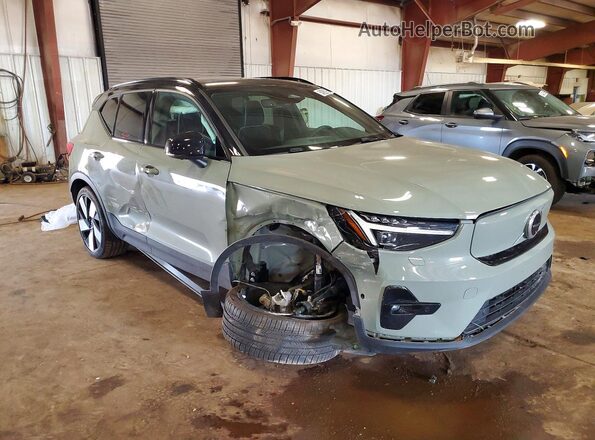 YV4ER3XM5R2248085 2024 VOLVO XC40 Green წინა მარჯვენა