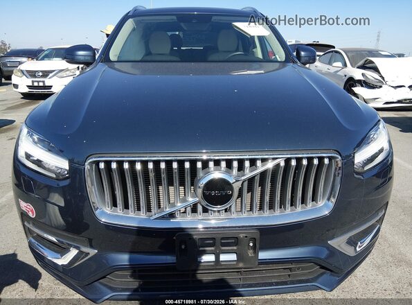 YV4H600Z5N1843724 2022 VOLVO XC90 RECHARGE PLUG-IN HYBRID Blue Սարքավորումների վահանակի տեսք