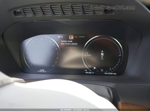 YV4H600Z6N1848012 2022 VOLVO XC90 RECHARGE PLUG-IN HYBRID Black Vista de los asientos traseros