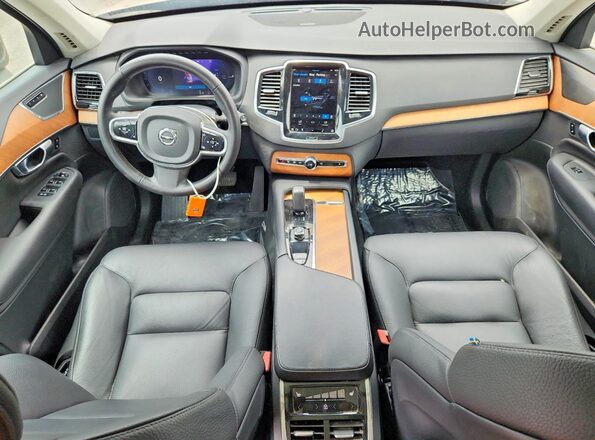 YV4H60CE3R1225526 2024 VOLVO XC90 Gray წინა პანელის ხედი