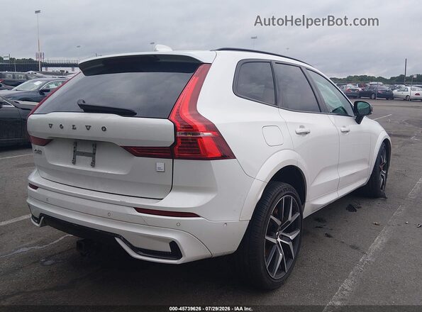 YV4H60DP1N1009376 2022 VOLVO XC60 RECHARGE PLUG-IN HYBRID White Rear right