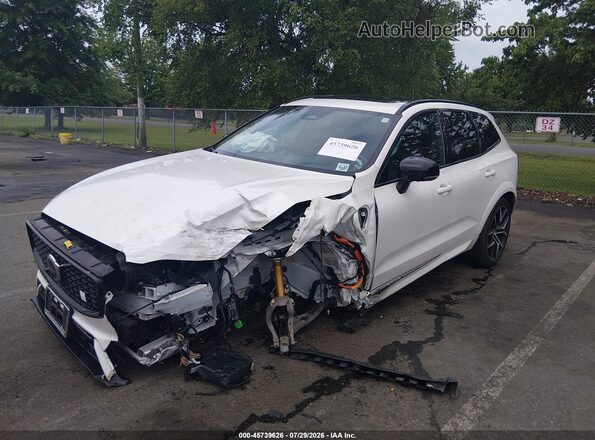 YV4H60DP1N1009376 2022 VOLVO XC60 RECHARGE PLUG-IN HYBRID White Front view
