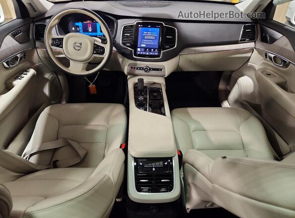 YV4H60LE0R1232885 2024 VOLVO XC90 White Dashboard view