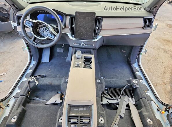 YV4H60PB8S1392115 2025 VOLVO XC90 White Առջևի վահանակի տեսք