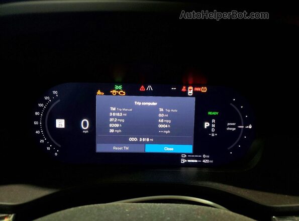 YV4H60RJ0T1406434 2026 VOLVO XC60 Black Instrument cluster view
