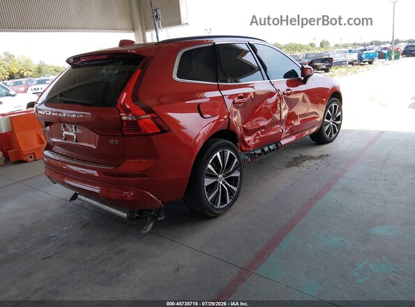 YV4L12DK4N1051291 2022 VOLVO XC60 Red უკანა მარჯვენა