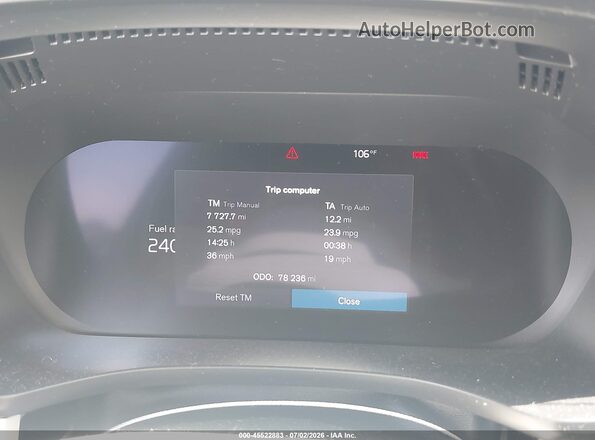 YV4L12DL8N1002474 2022 VOLVO XC60 Gray Вид задніх сидінь