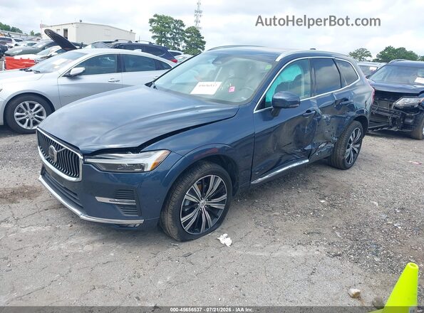 YV4L12DN5P1345666 2023 VOLVO XC60 Синий Передняя левая четверть