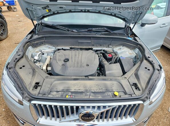 YV4L12PK6R1193563 2024 VOLVO XC90 Gray უკანა სალონის ხედი