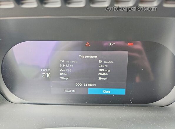 YV4L12PK6R1193563 2024 VOLVO XC90 Gray ხელსაწყოთა პანელის ხედი