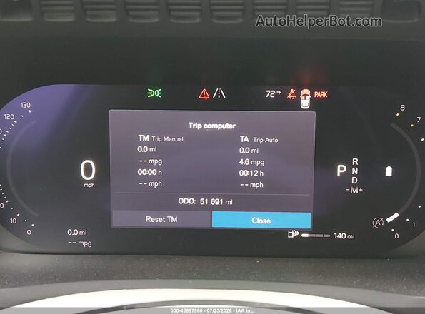 YV4L12PV7P1920443 2023 VOLVO XC90 White Вид задніх сидінь