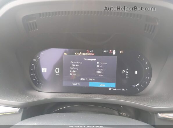 YV4L12RK0R1822280 2024 VOLVO XC60 Gray Vista de los asientos traseros