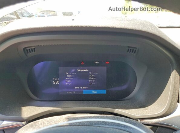 YV4L12RK7R1908492 2024 VOLVO XC60 Blue Вид щитка приладів