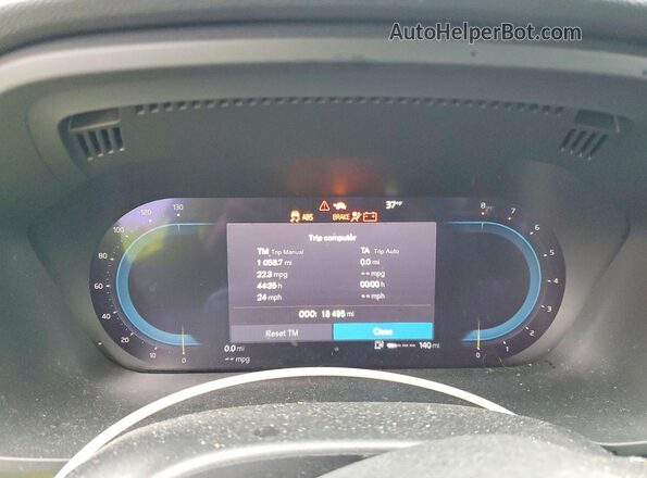 YV4L12RK8R1874109 2024 VOLVO XC60 Blue ხელსაწყოთა პანელის ხედი