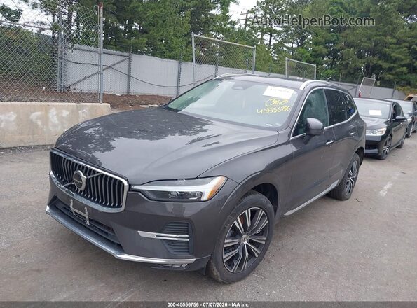 YV4L12RL6N1901343 2022 VOLVO XC60 Серый Передняя левая четверть