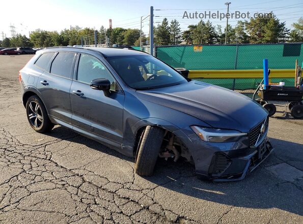 YV4L12RM1N1906071 2022 VOLVO XC60 Blue Delantero derecho