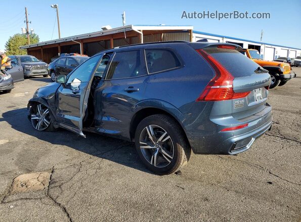YV4L12RM1N1906071 2022 VOLVO XC60 Blue Trasero izquierdo