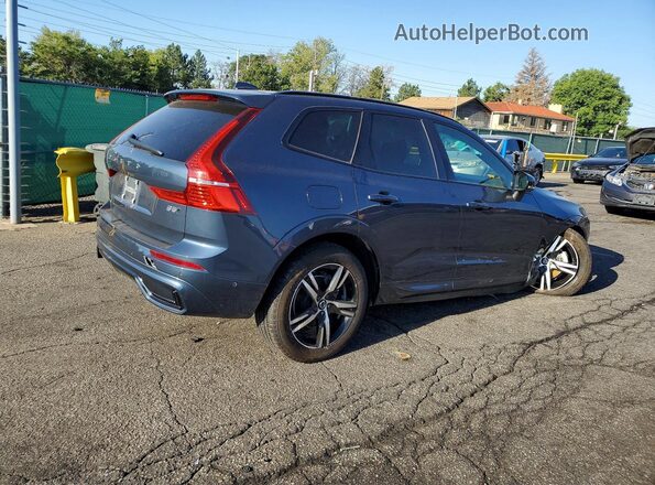 YV4L12RM1N1906071 2022 VOLVO XC60 Blue Trasero derecho